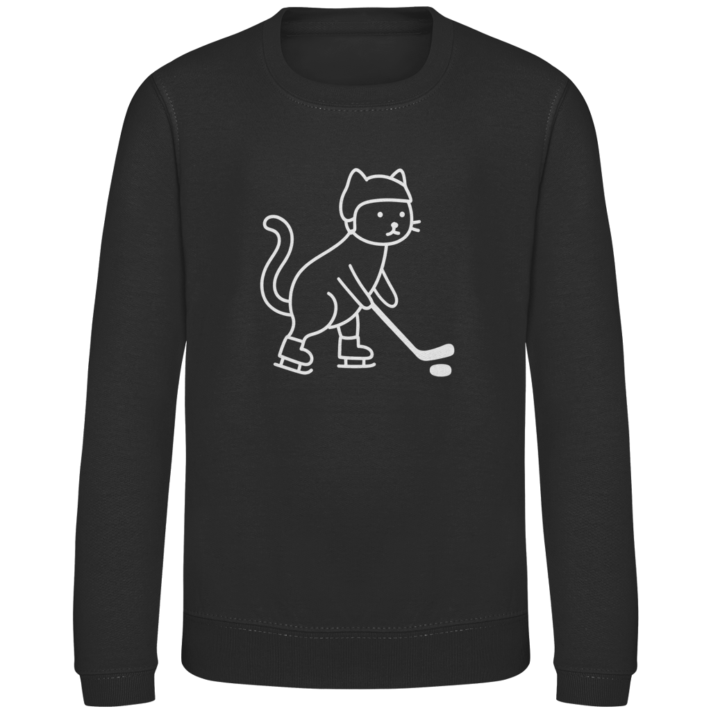 Kids Sweatshirt HOCKEY CAT