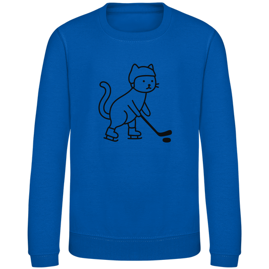 Kids Sweatshirt HOCKEY CAT