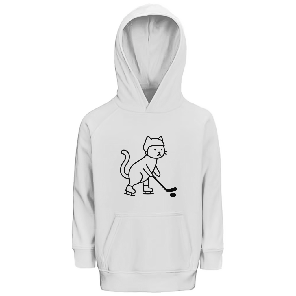 Kids Hoodie HOCKEY CAT