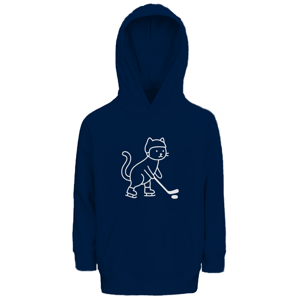 Kids Hoodie HOCKEY CAT