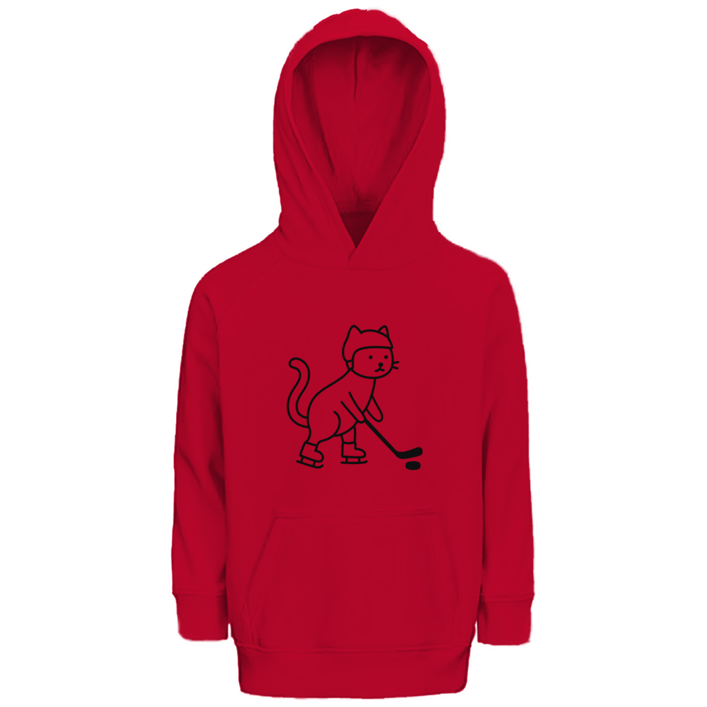 Kids Hoodie HOCKEY CAT
