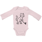 Babybody Langarm HOCKEY CAT