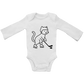 Babybody Langarm HOCKEY CAT
