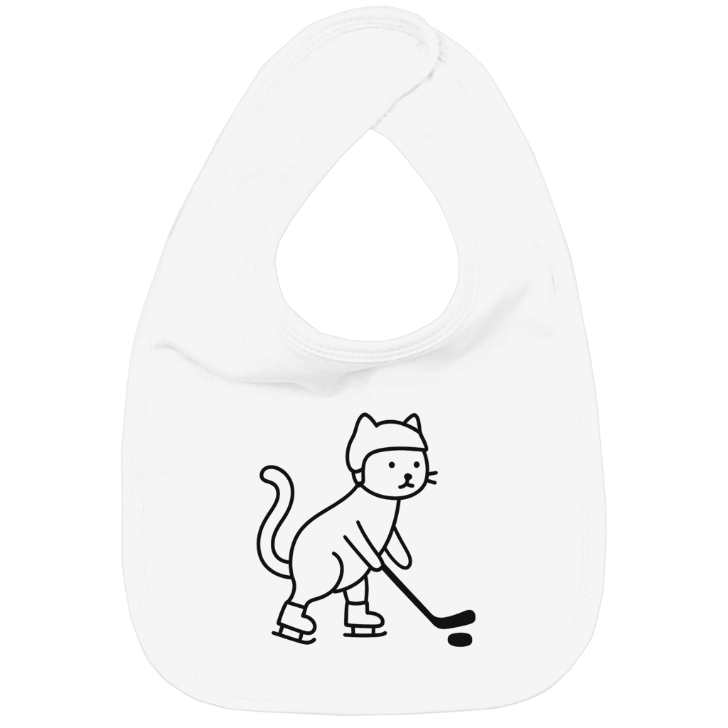 Kinder Bio Lätzchen HOCKEY CAT