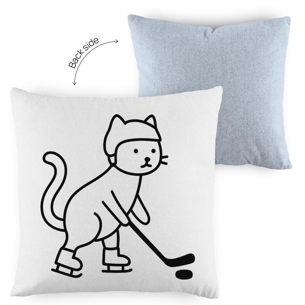 Kopfkissen zweifarbig HOCKEY CAT