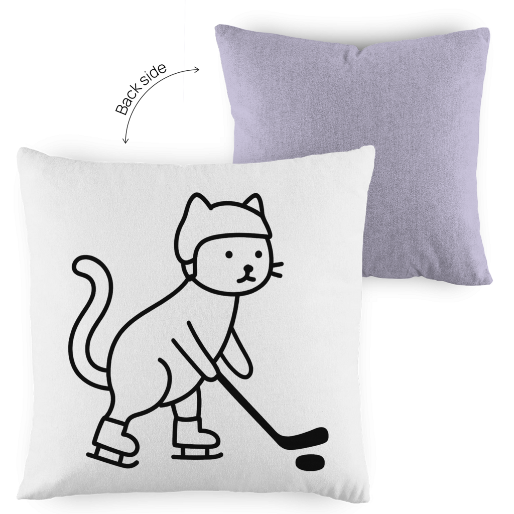 Kopfkissen zweifarbig HOCKEY CAT