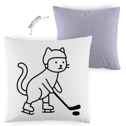 Kopfkissen zweifarbig HOCKEY CAT