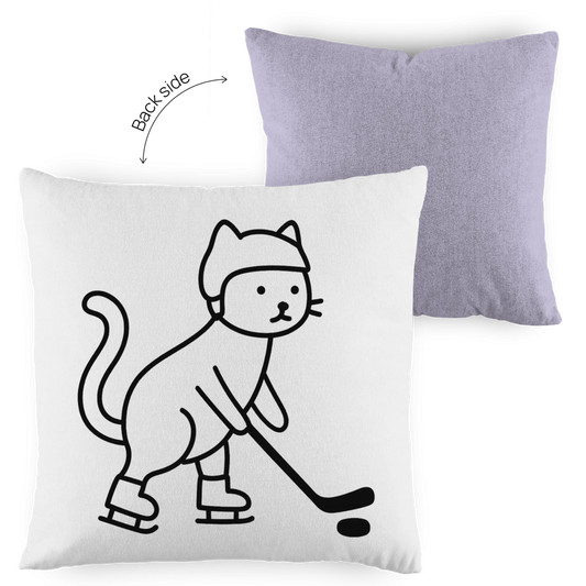 Kopfkissen zweifarbig HOCKEY CAT