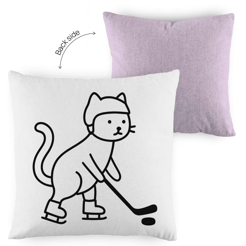 Kopfkissen zweifarbig HOCKEY CAT