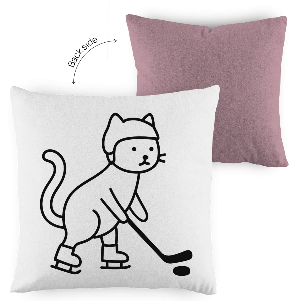 Kopfkissen zweifarbig HOCKEY CAT