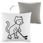 Kopfkissen zweifarbig HOCKEY CAT