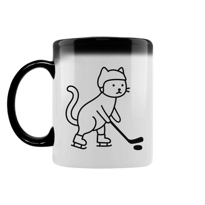 Zaubertasse HOCKEY CAT