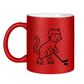 Glitzertasse HOCKEY CAT