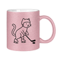 Glitzertasse HOCKEY CAT