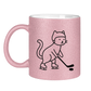 Glitzertasse HOCKEY CAT