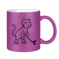 Glitzertasse HOCKEY CAT
