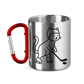 Edelstahltasse HOCKEY CAT