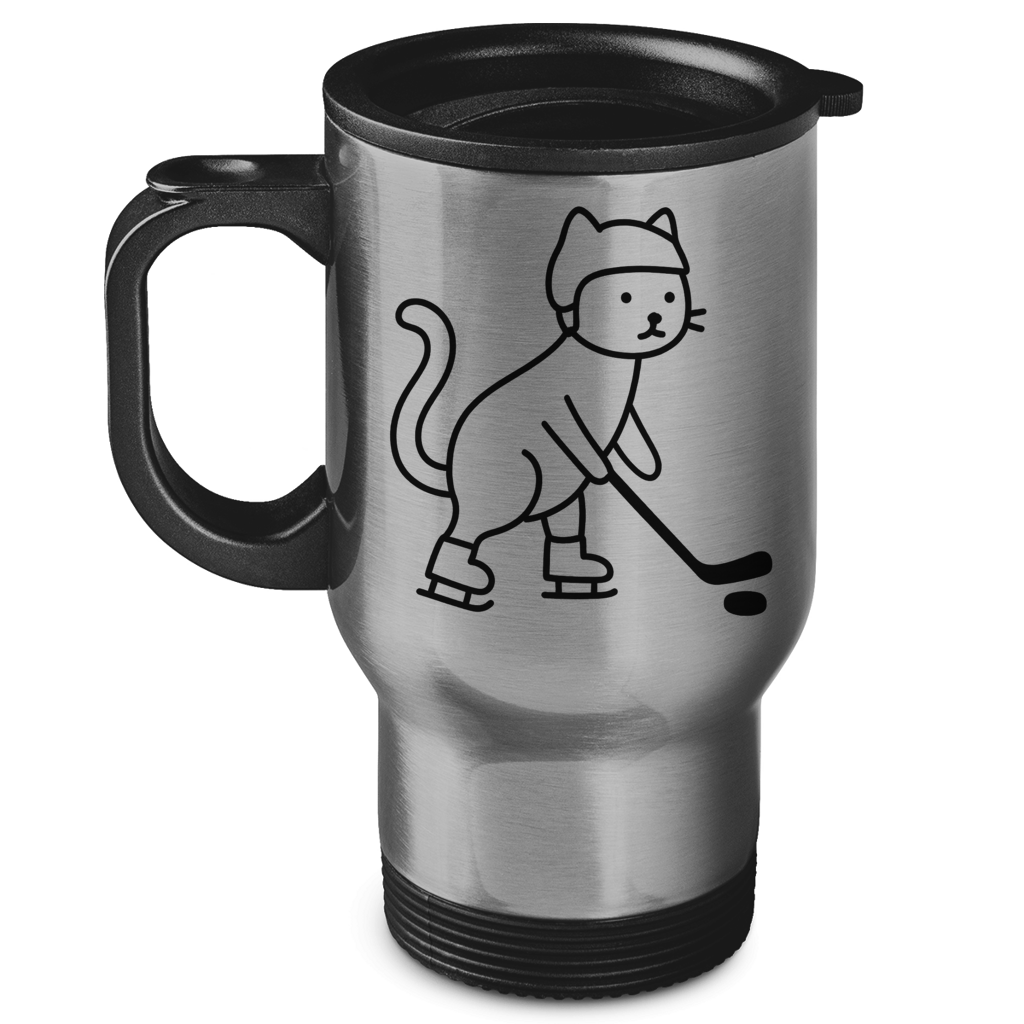 Edelstahl-Thermobecher HOCKEY CAT