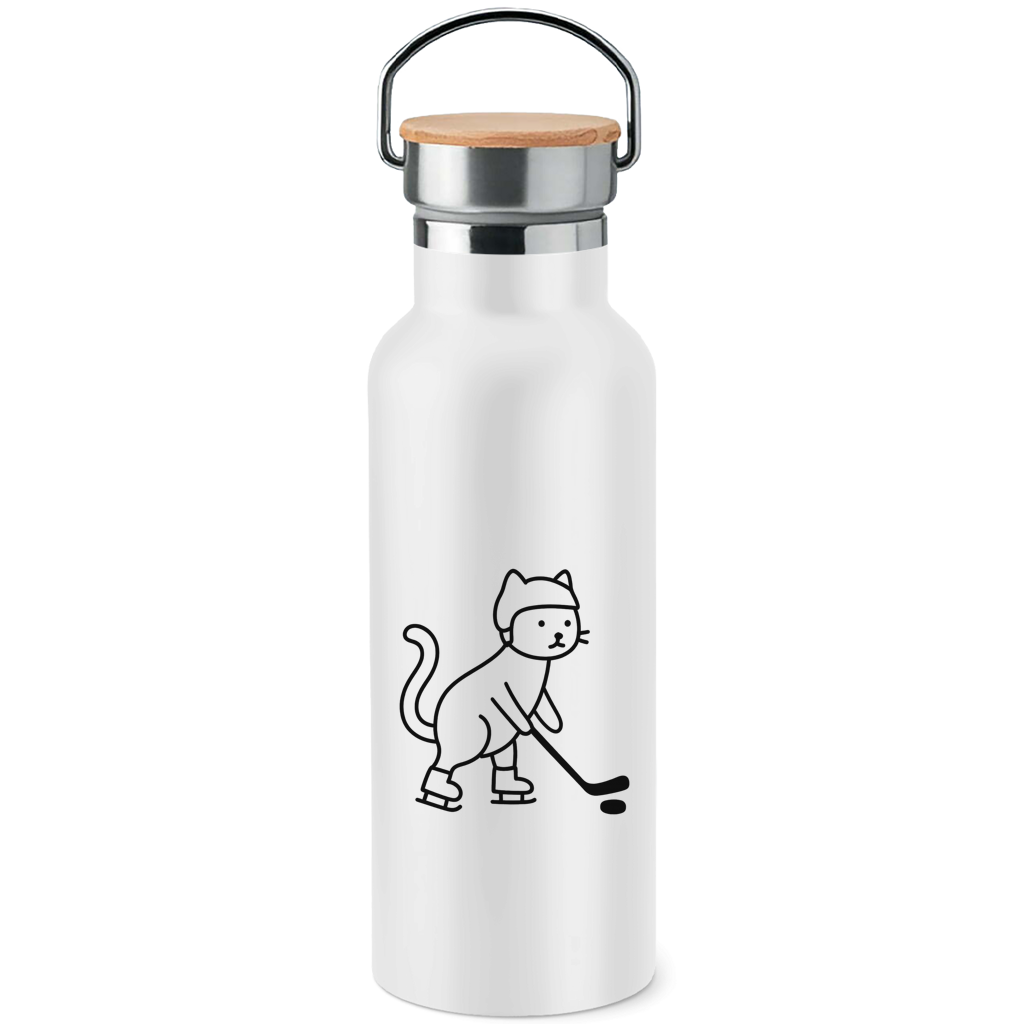 Edelstahl-Trinkflasche HOCKEY CAT