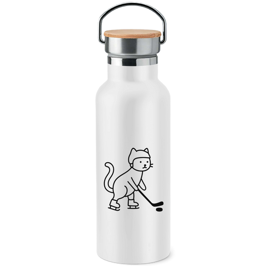 Edelstahl-Trinkflasche HOCKEY CAT
