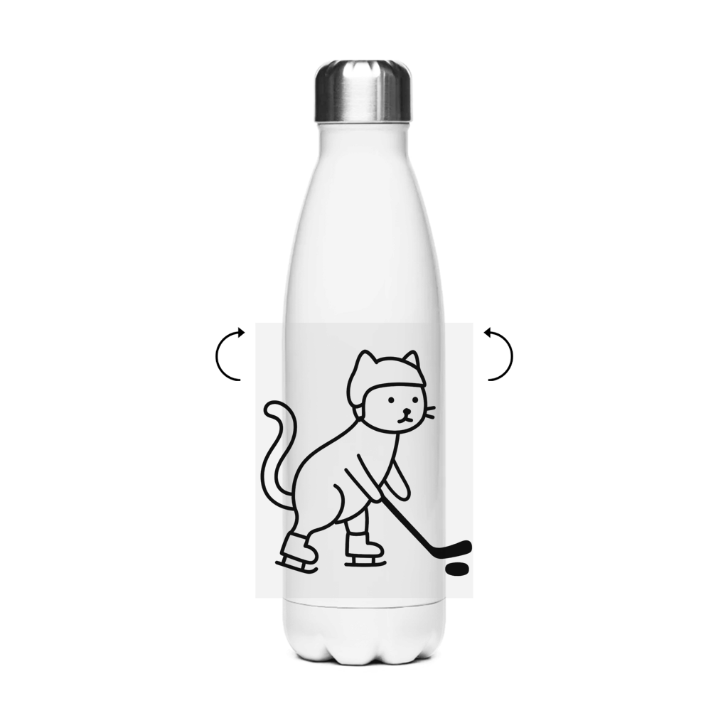Edelstahl-Thermoflasche HOCKEY CAT