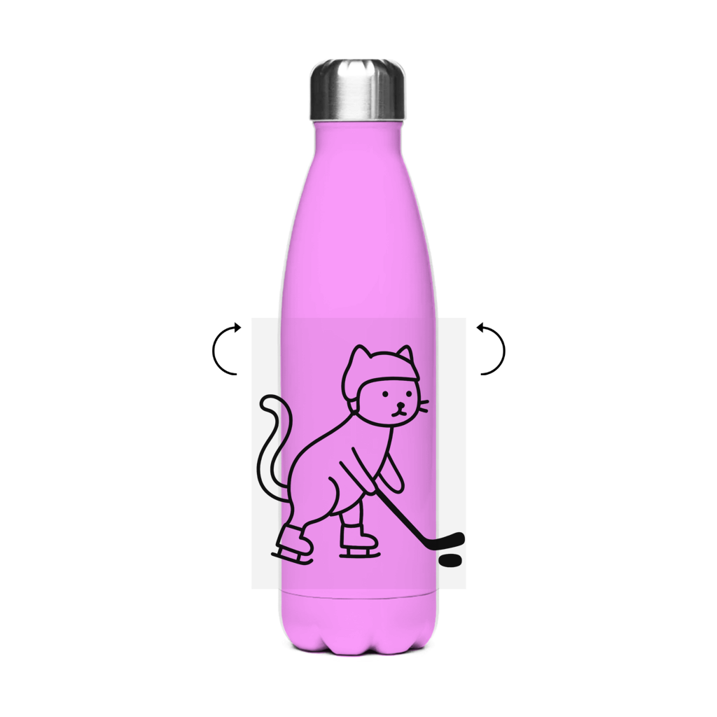 Edelstahl-Thermoflasche HOCKEY CAT