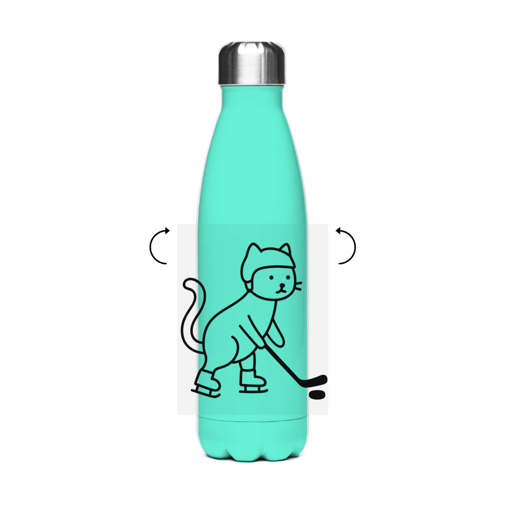 Edelstahl-Thermoflasche HOCKEY CAT