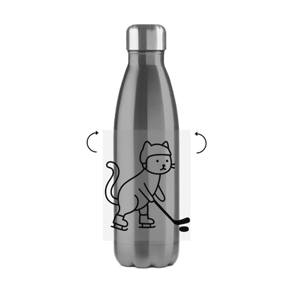 Edelstahl-Thermoflasche HOCKEY CAT