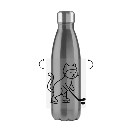 Edelstahl-Thermoflasche HOCKEY CAT