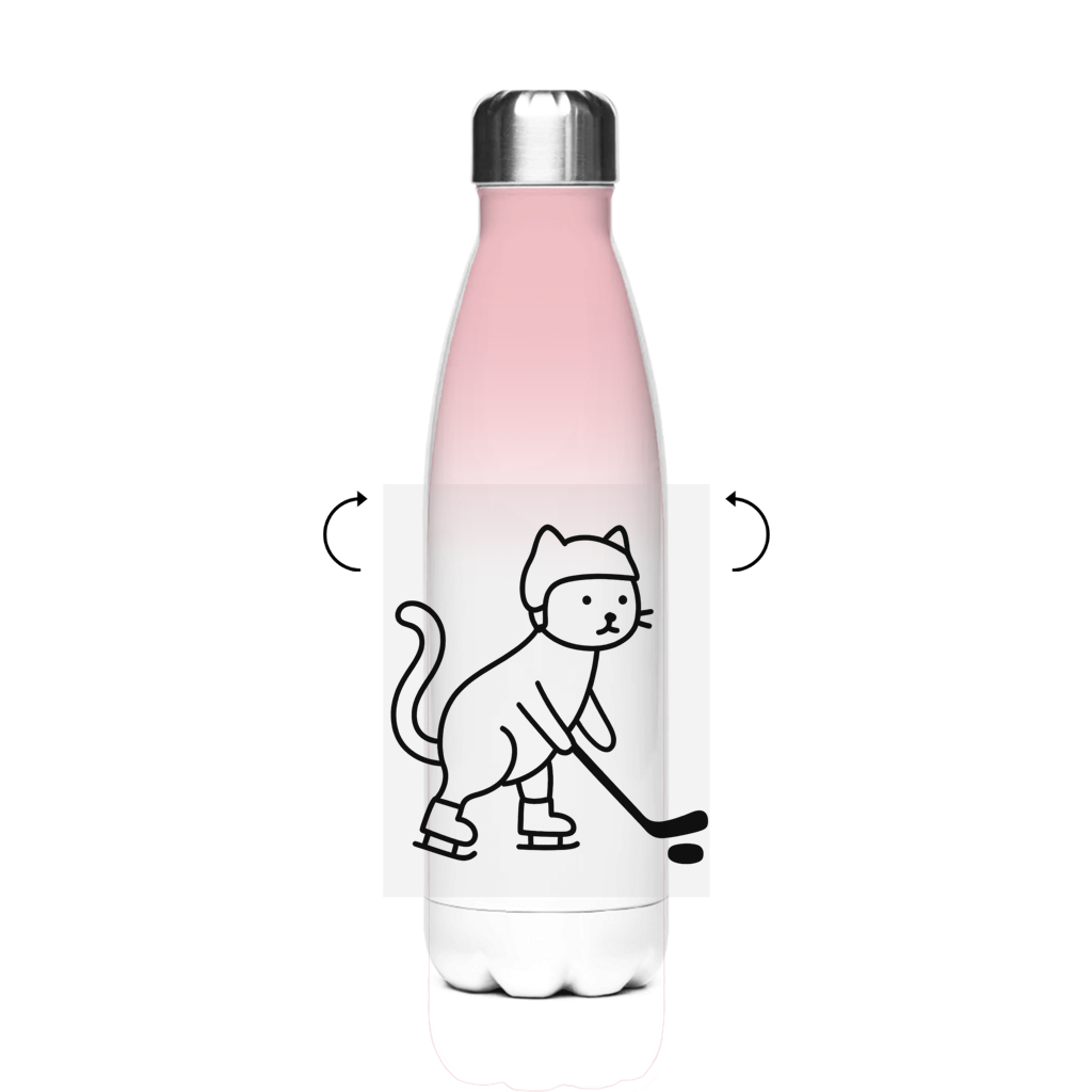 Edelstahl-Thermoflasche HOCKEY CAT