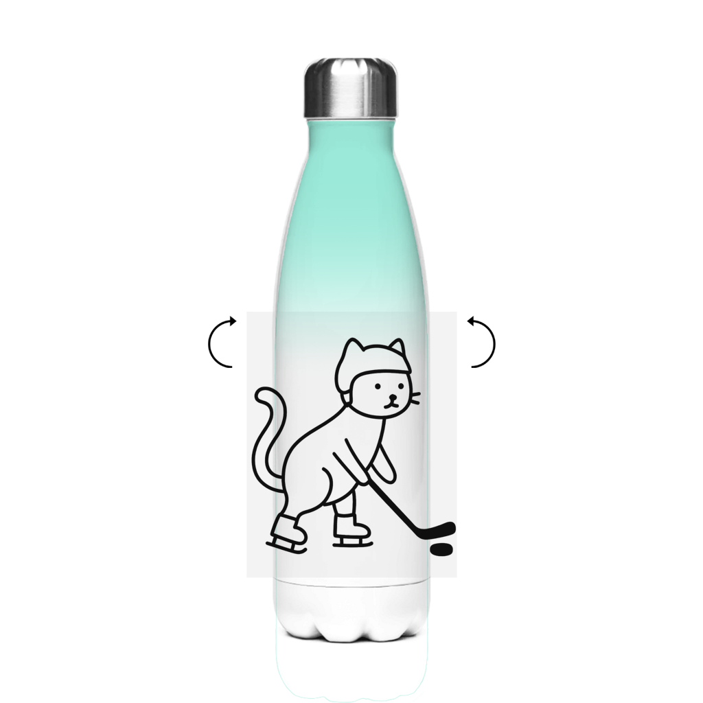 Edelstahl-Thermoflasche HOCKEY CAT