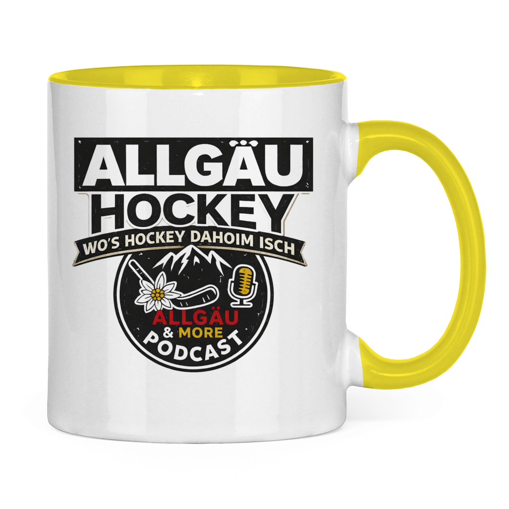 Tasse zweifarbig ALLGÄU & MORE PODCAST