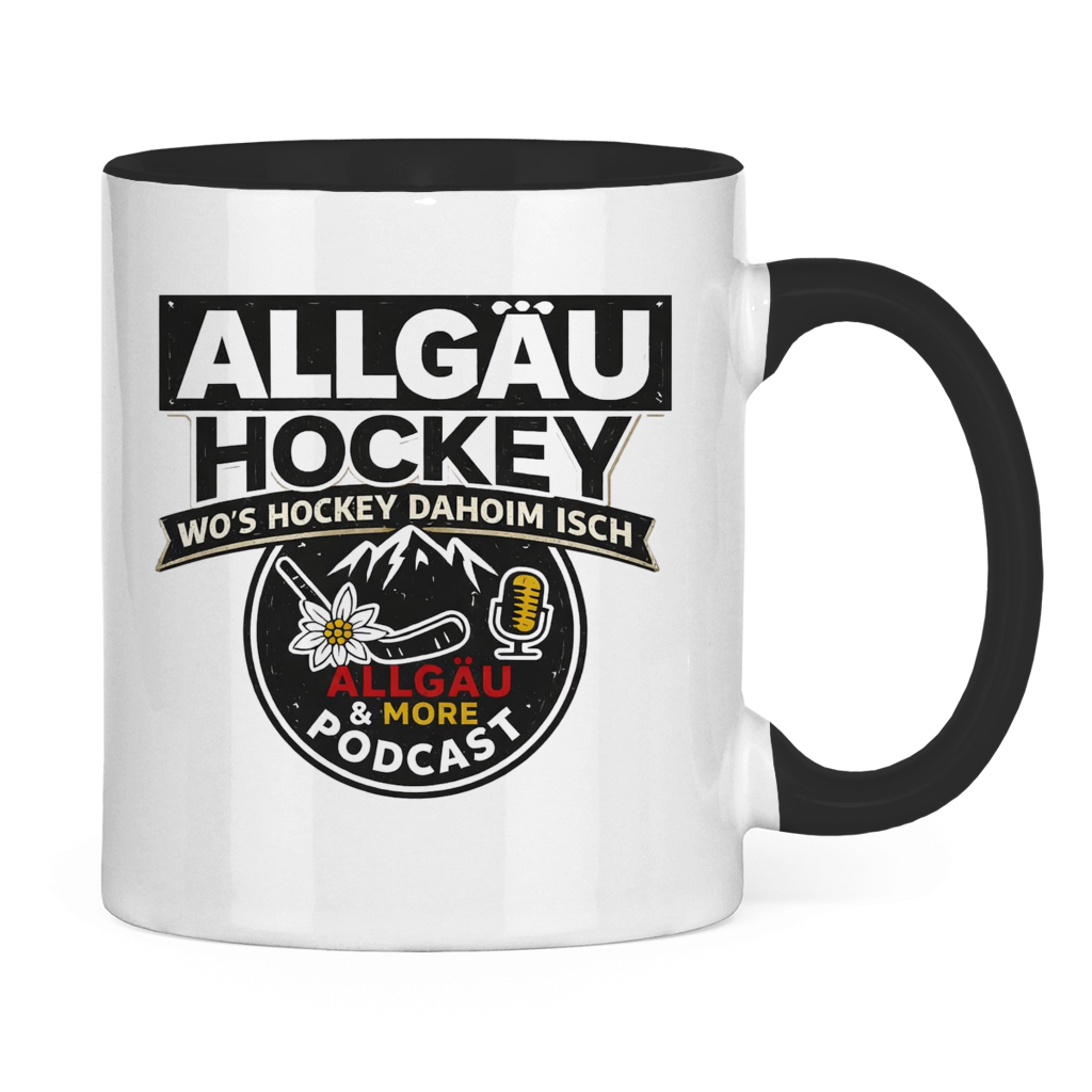 Tasse zweifarbig ALLGÄU & MORE PODCAST