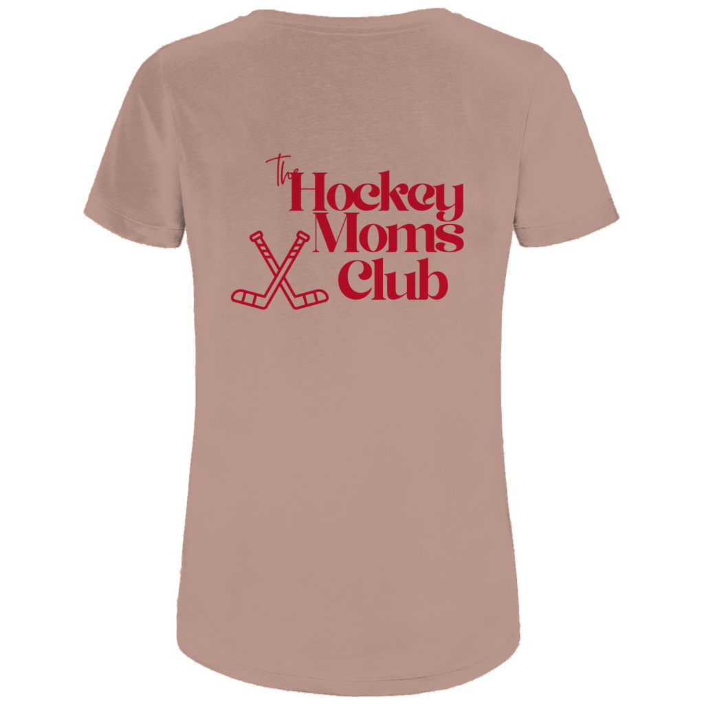 Ladies T-Shirt THE HOCKEY MOMS CLUB