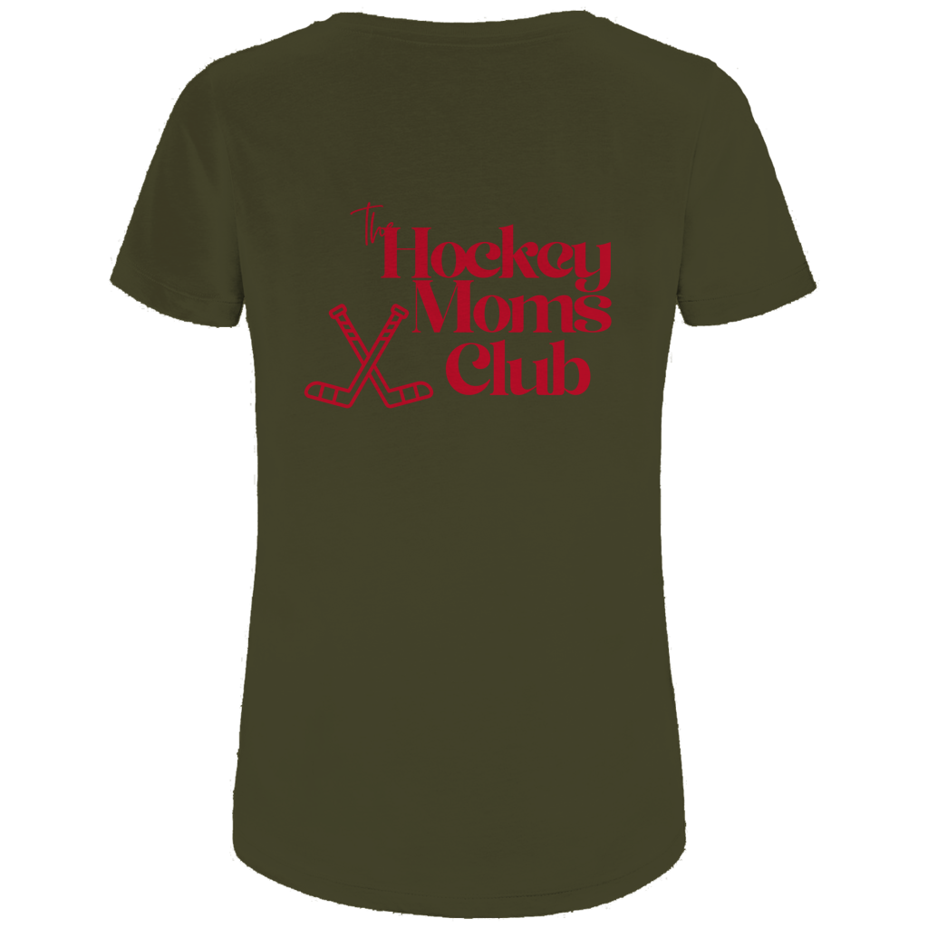 Ladies T-Shirt THE HOCKEY MOMS CLUB