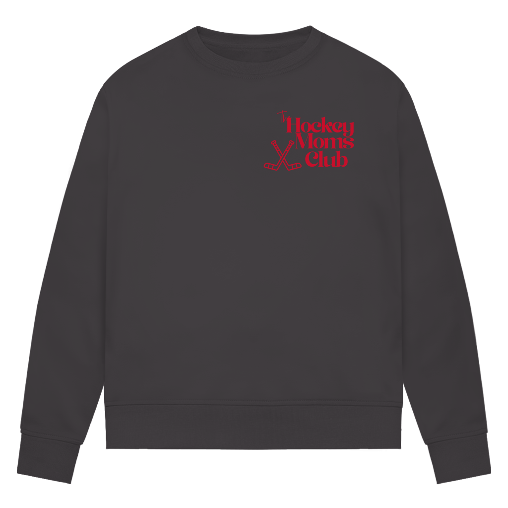 Ladies Sweatshirt THE HOCKEY MOMS CLUB