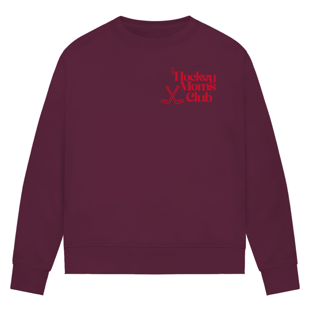 Ladies Sweatshirt THE HOCKEY MOMS CLUB