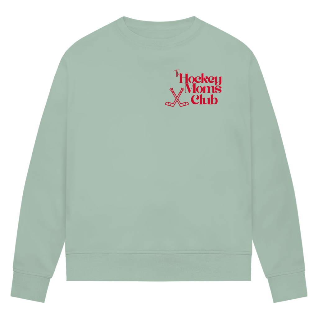 Ladies Sweatshirt THE HOCKEY MOMS CLUB