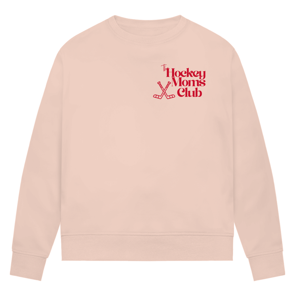 Ladies Sweatshirt THE HOCKEY MOMS CLUB