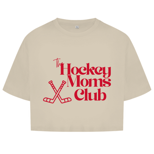 Ladies Crop Top THE HOCKEY MOMS CLUB