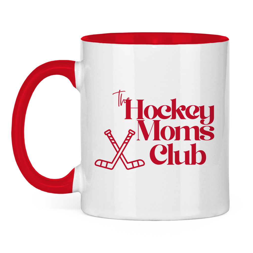 Tasse zweifarbig THE HOCKEY MOMS CLUB