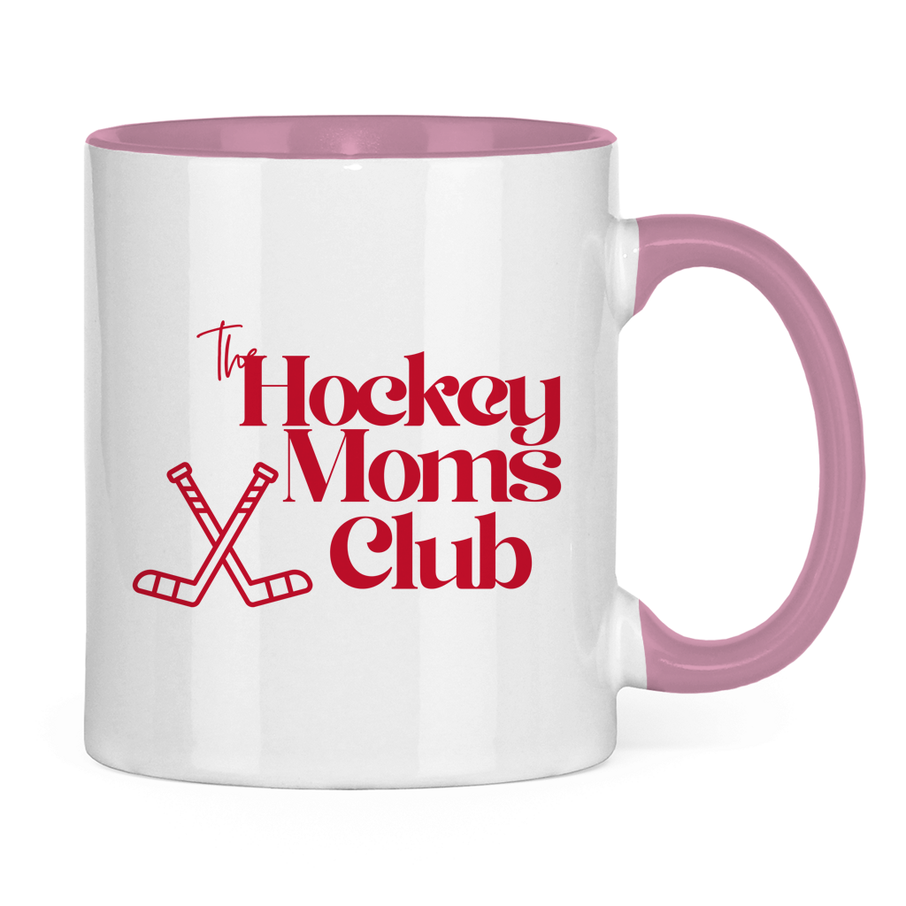 Tasse zweifarbig THE HOCKEY MOMS CLUB
