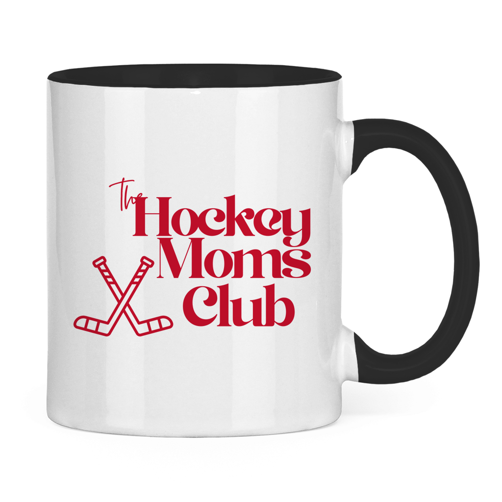 Tasse zweifarbig THE HOCKEY MOMS CLUB