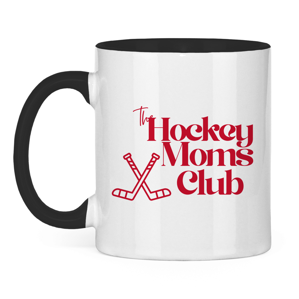 Tasse zweifarbig THE HOCKEY MOMS CLUB