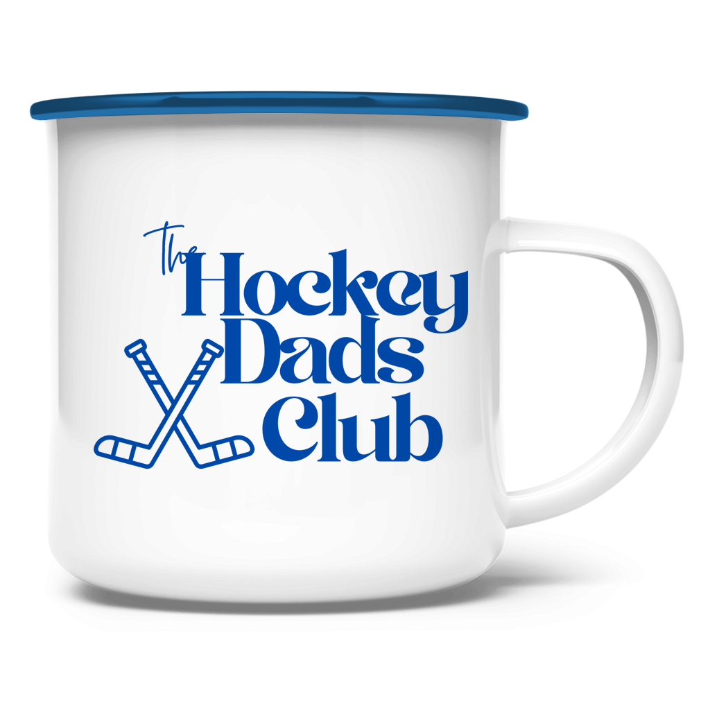 Emaille Tasse THE HOCKEY DADS CLUB