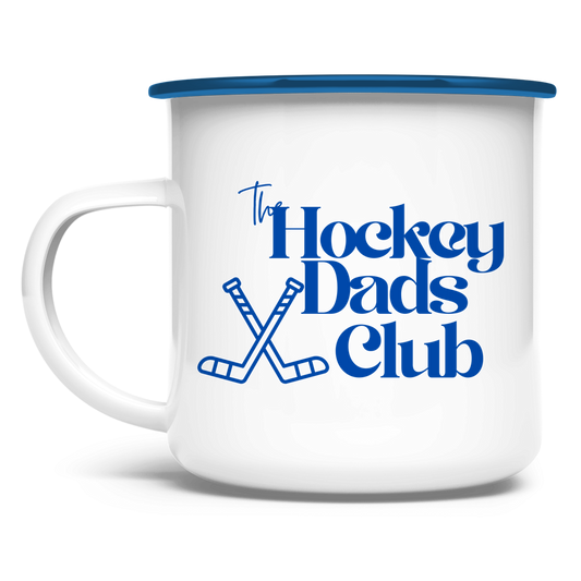 Emaille Tasse THE HOCKEY DADS CLUB