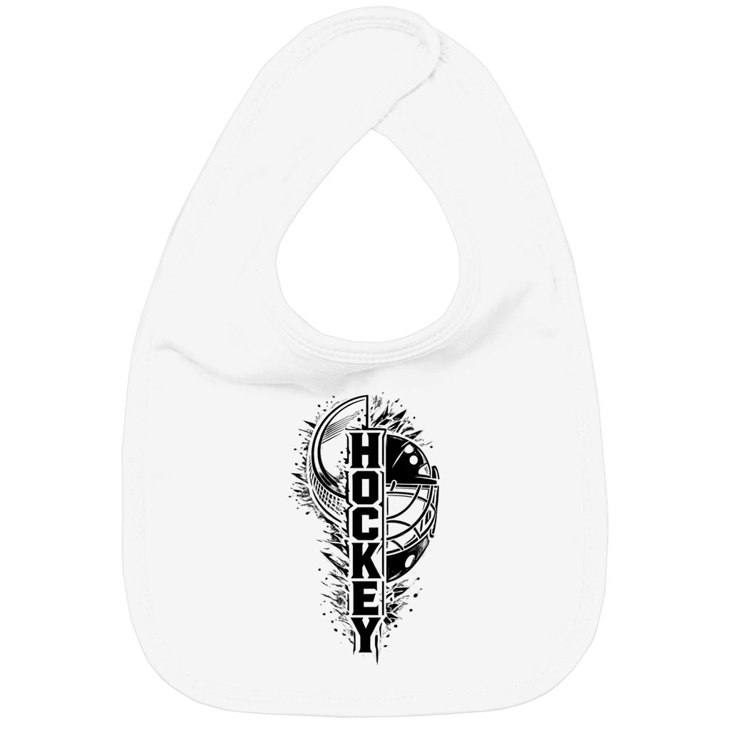 Kinder Bio Lätzchen HOCKEY PUCK MASKE