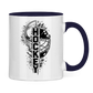 Tasse zweifarbig HOCKEY PUCK MASKE