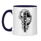 Tasse zweifarbig HOCKEY PUCK MASKE