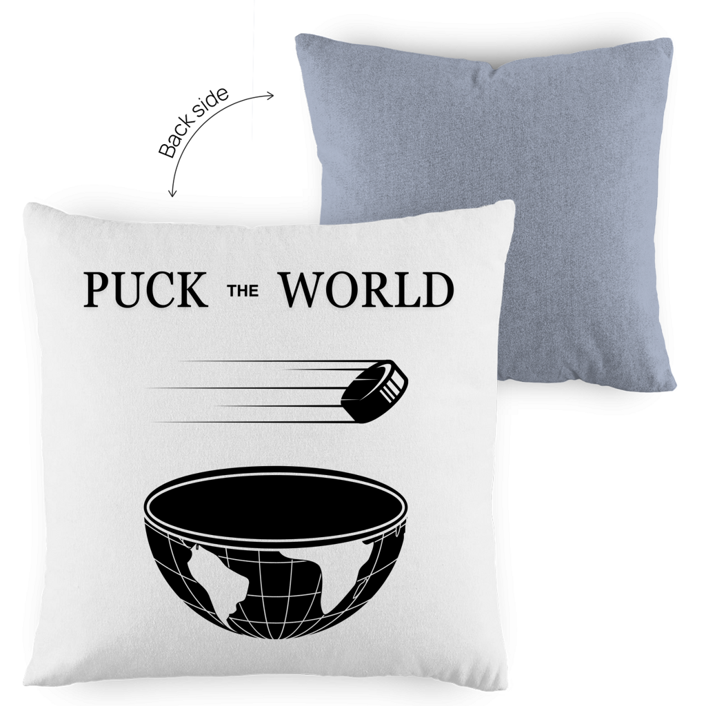 Kopfkissen zweifarbig PUCK THE WORLD